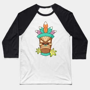 Polynesian Tiky Baseball T-Shirt